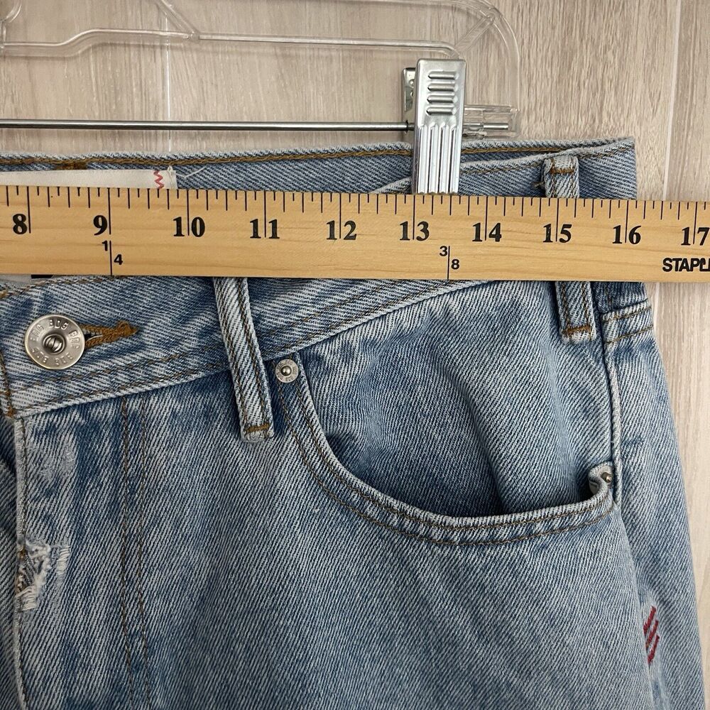 BDG Urban Outfitters Baggy Skate Fit Jeans Men's 32x30 Naturally Distressed Blue - Picture 11 of 16